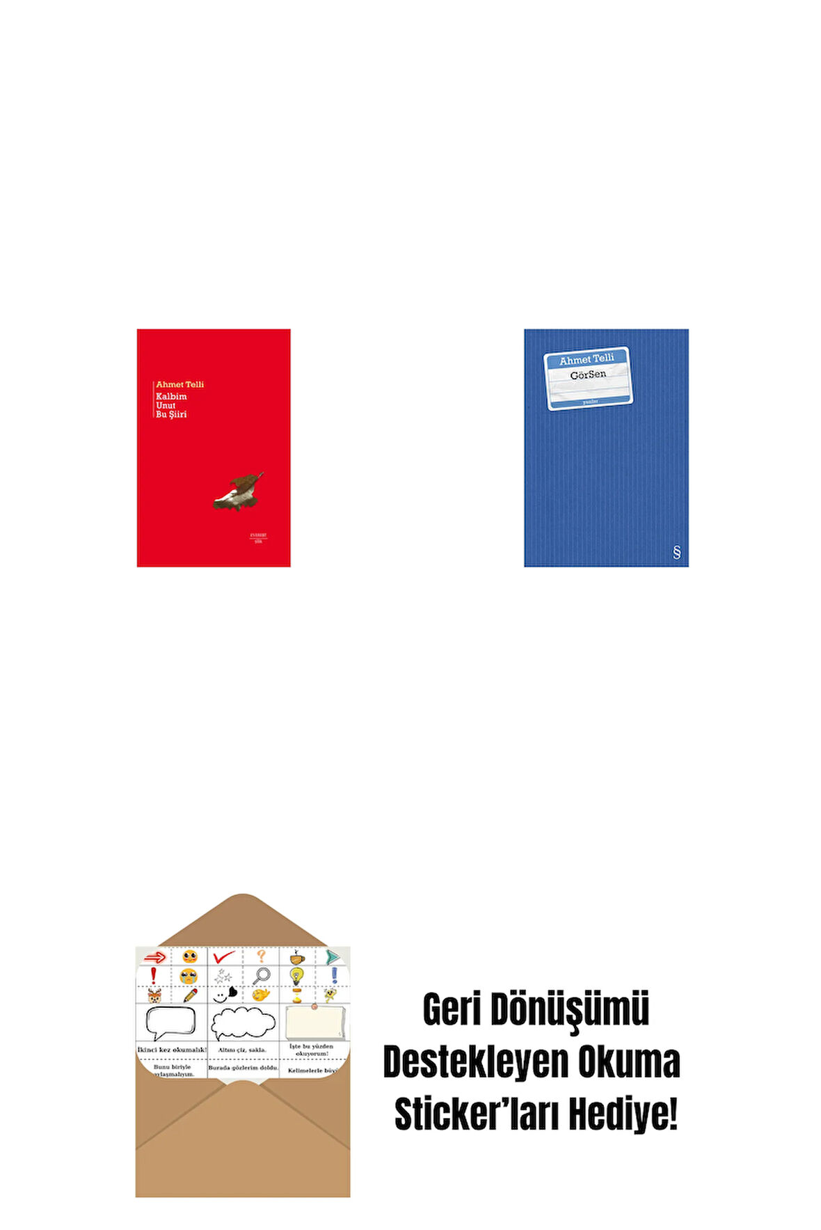 Kalbim Unut Bu Şiiri (Ciltli) + GörSen + Okuma Sticker'ları
