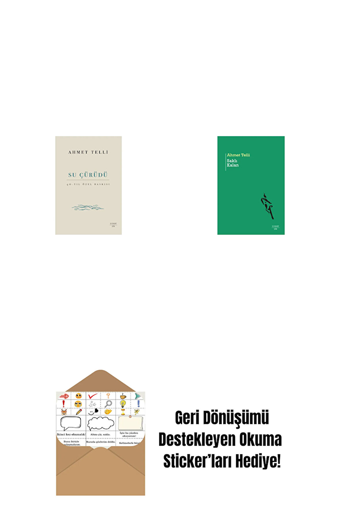 Su Çürüdü (Ciltli) + Saklı Kalan + Okuma Sticker'ları