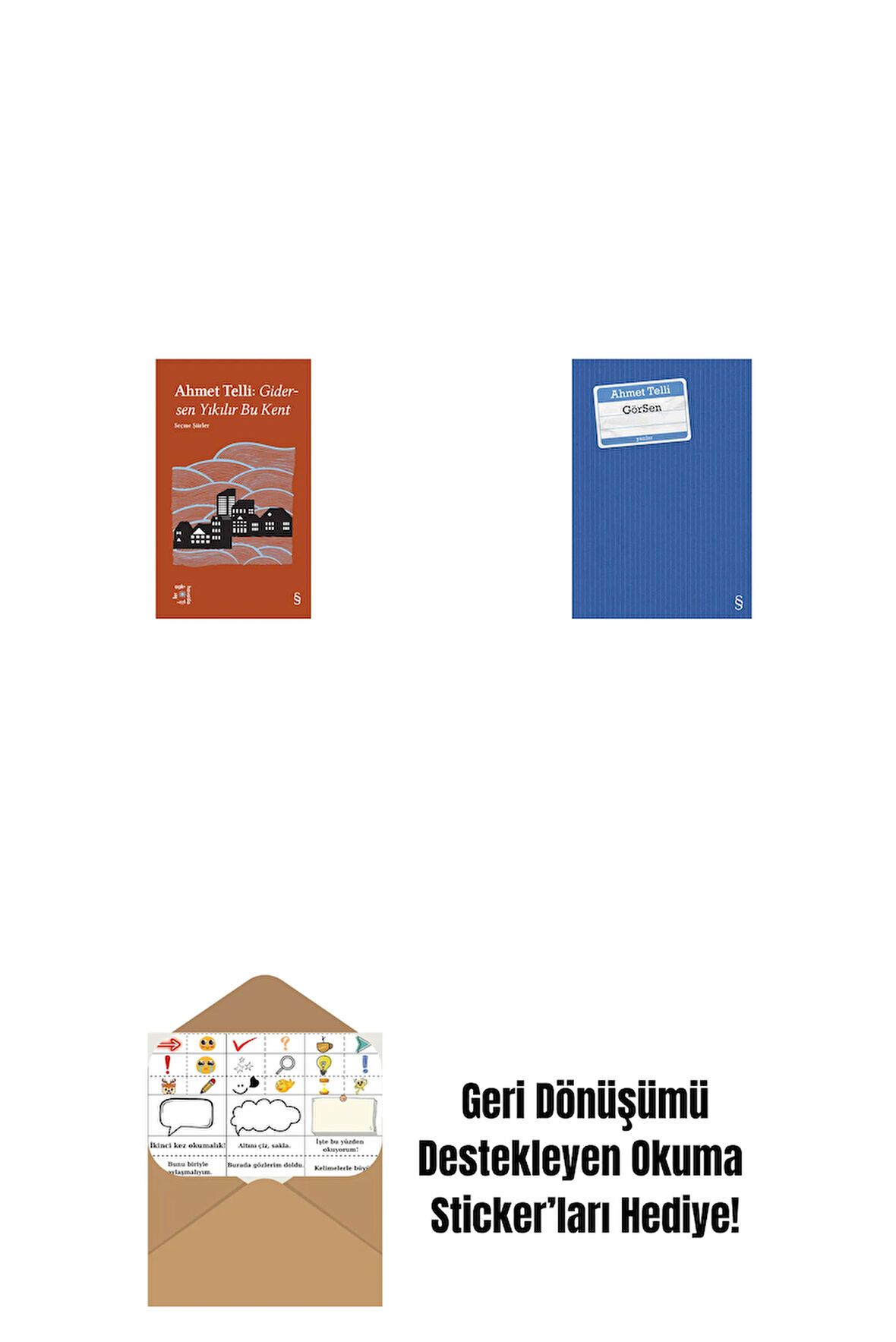 Everest Açıkhava 21 - Gidersen Yıkılır Bu Kent + GörSen + Okuma Sticker'ları