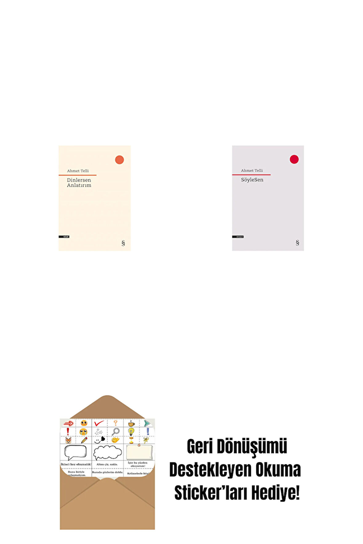 Dinlersen Anlatırım + SöyleSen + Okuma Sticker'ları