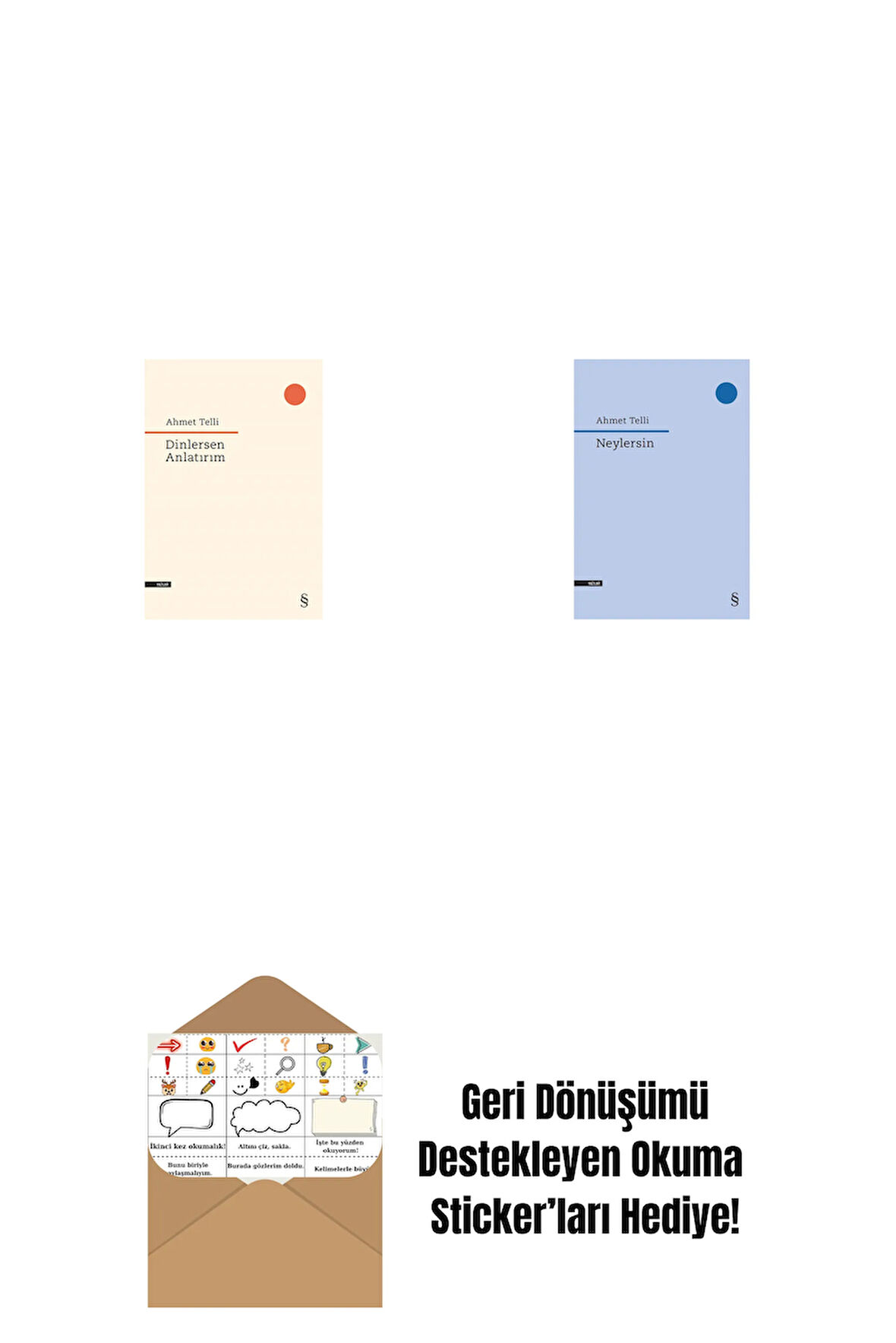 Dinlersen Anlatırım + Neylersin + Okuma Sticker'ları