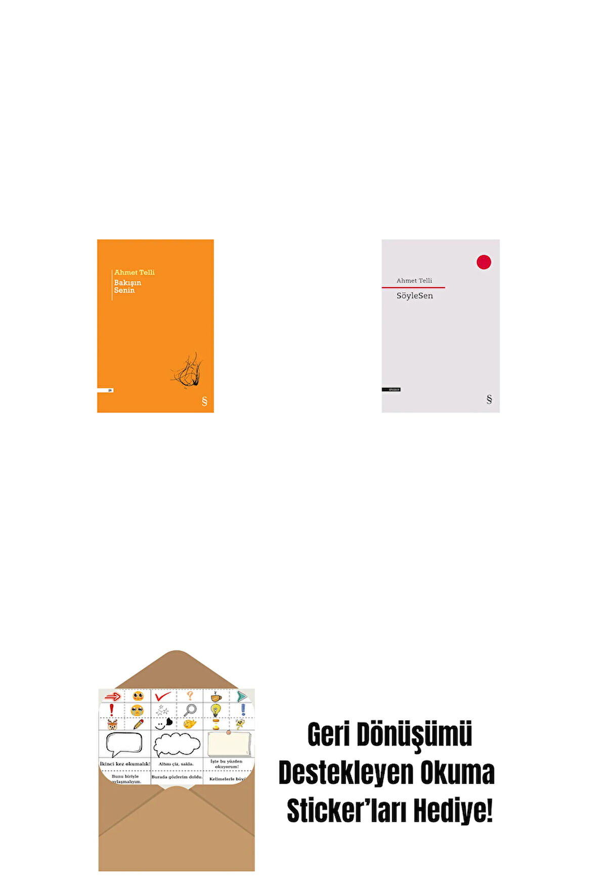 Bakışın Senin + SöyleSen + Okuma Sticker'ları
