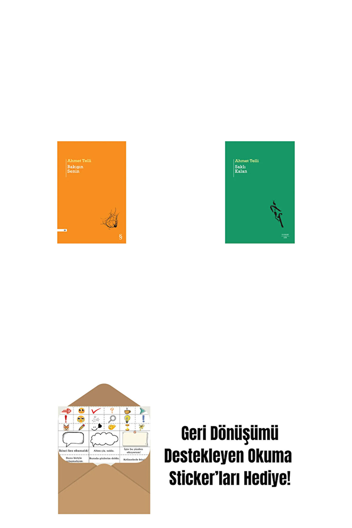 Bakışın Senin + Saklı Kalan + Okuma Sticker'ları