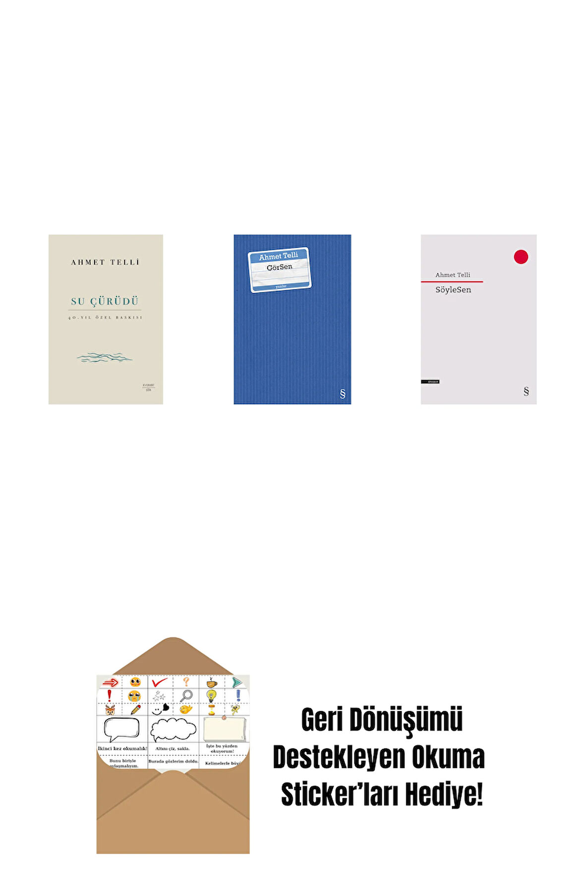 Su Çürüdü (Ciltli) + GörSen + SöyleSen + Okuma Sticker'ları
