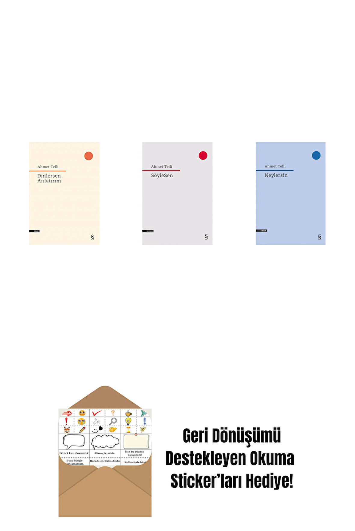 Dinlersen Anlatırım + SöyleSen + Neylersin + Okuma Sticker'ları