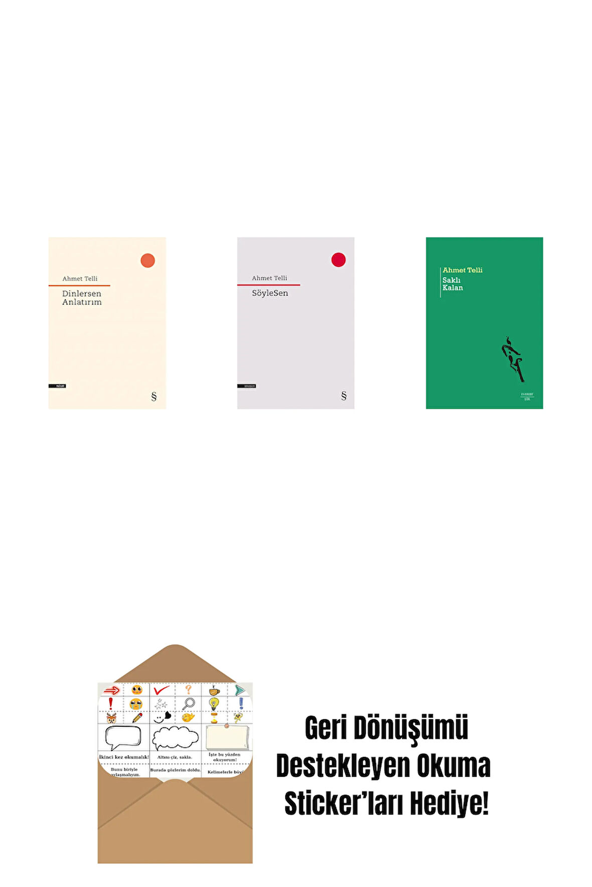 Dinlersen Anlatırım + SöyleSen + Saklı Kalan + Okuma Sticker'ları