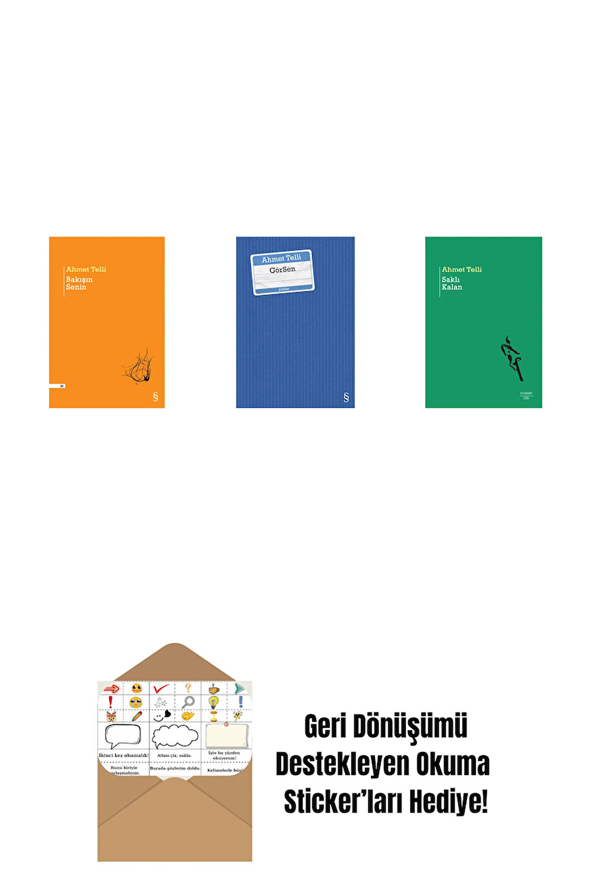 Bakışın Senin + GörSen + Saklı Kalan + Okuma Sticker'ları