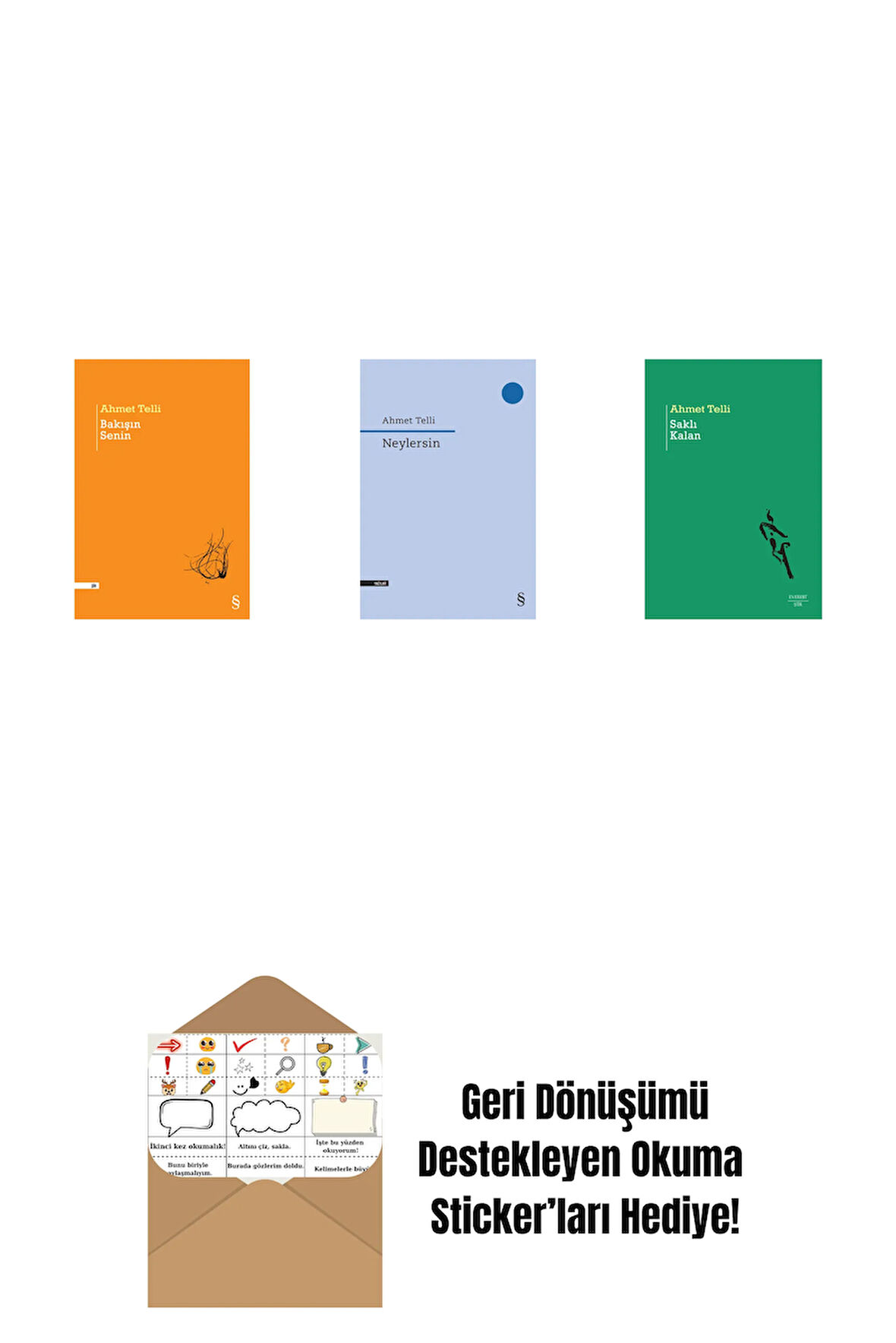 Bakışın Senin + Neylersin + Saklı Kalan + Okuma Sticker'ları