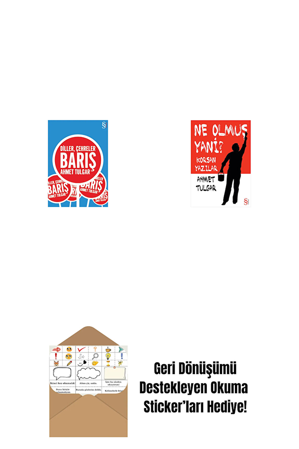 Diller, Çehreler Barış + Ne Olmuş Yani? + Okuma Sticker'ları