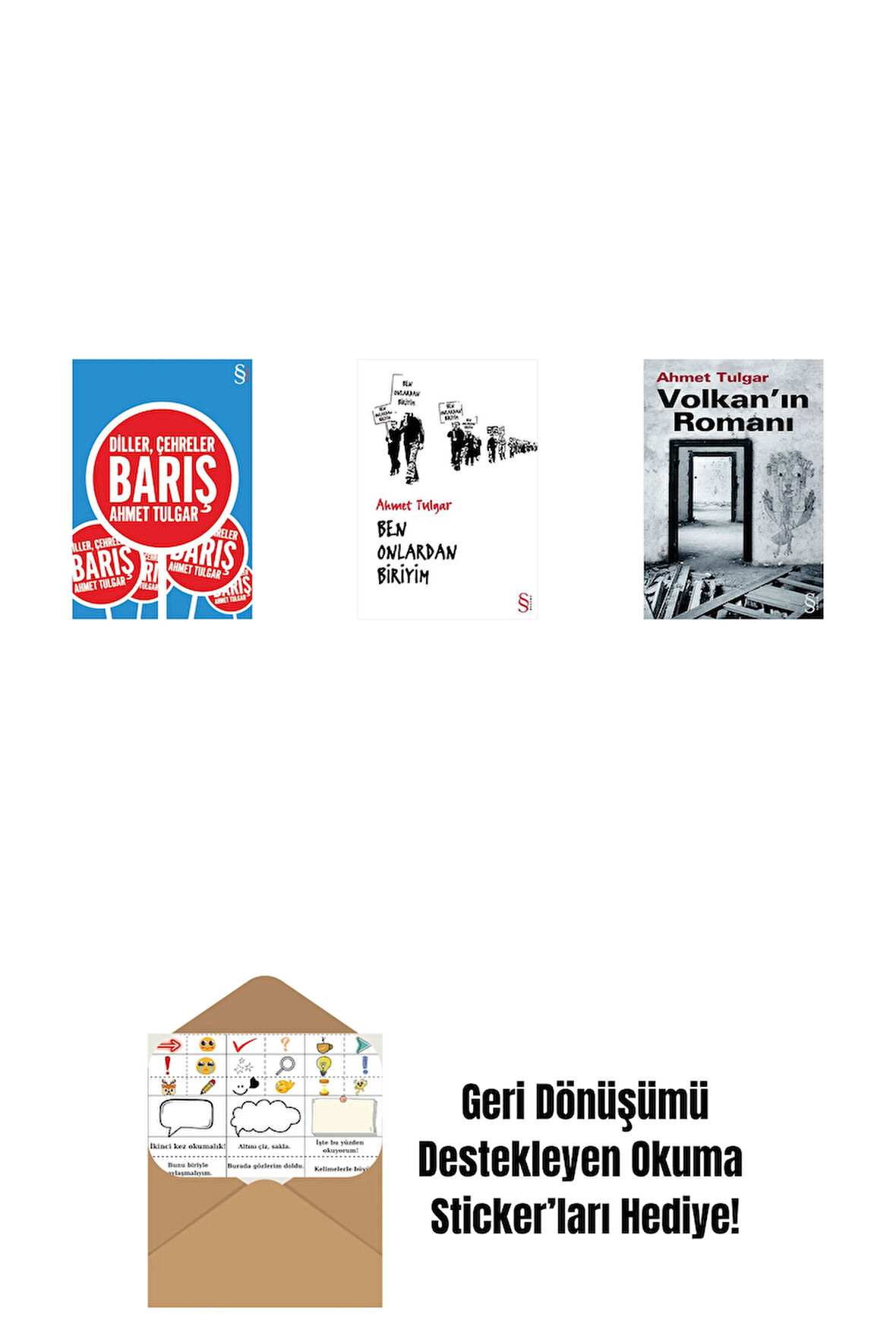 Diller, Çehreler Barış + Ben Onlardan Biriyim + Volkan'ın Romanı + Okuma Sticker'ları