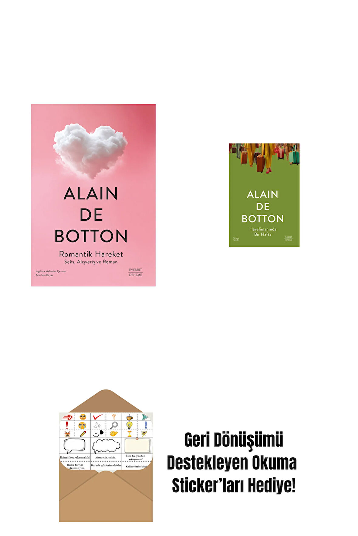 Romantik Hareket + Havalimanında Bir Hafta + Okuma Sticker'ları