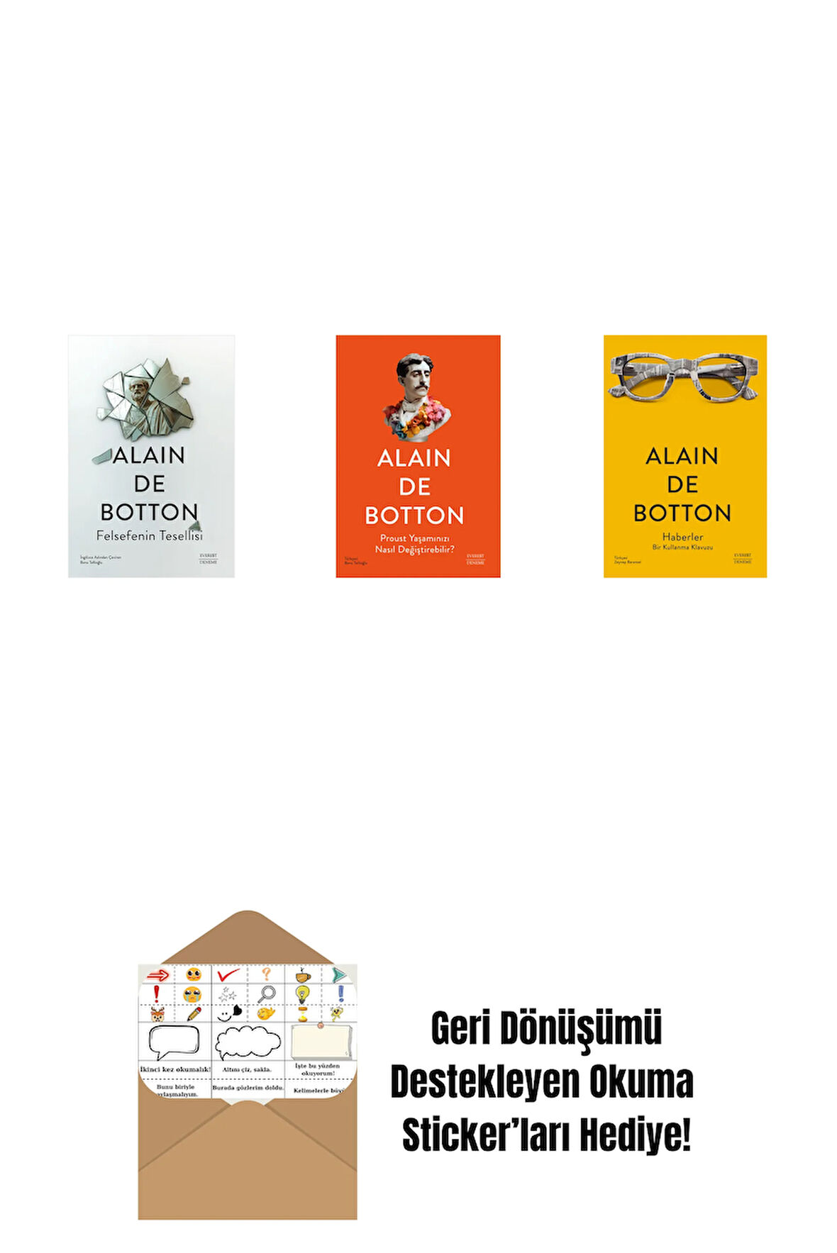 Felsefenin  Tesellisi + Proust Yaşamınızı Nasıl Değiştirebilir? + Haberler + Okuma Sticker'ları