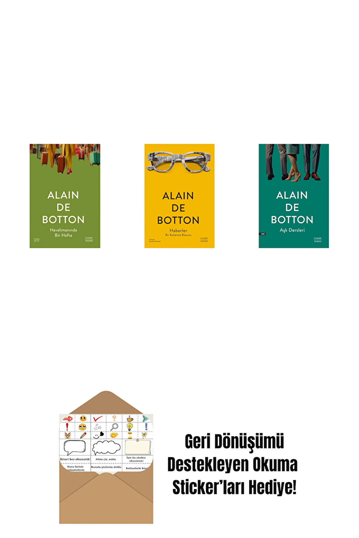 Havalimanında Bir Hafta + Haberler + Aşk Dersleri + Okuma Sticker'ları