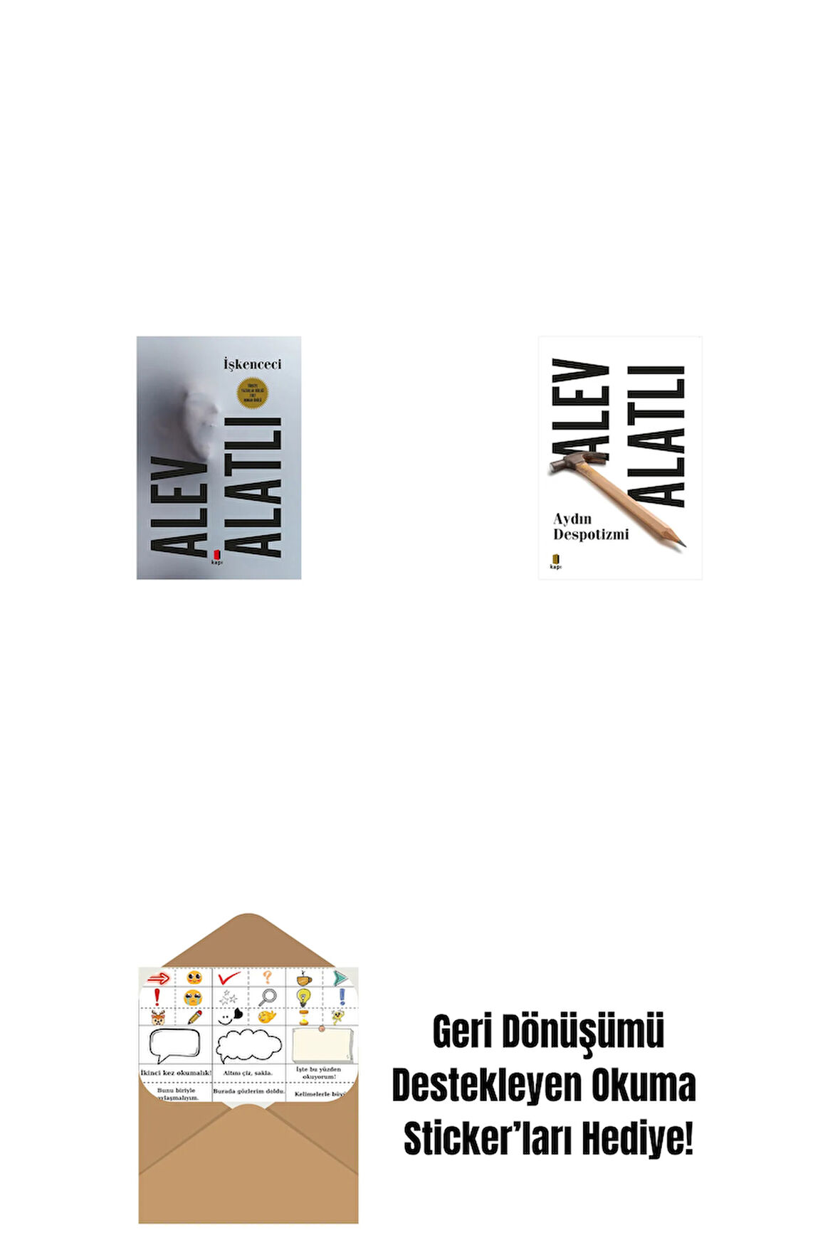 İşkenceci + Aydın Despotizmi + Okuma Sticker'ları