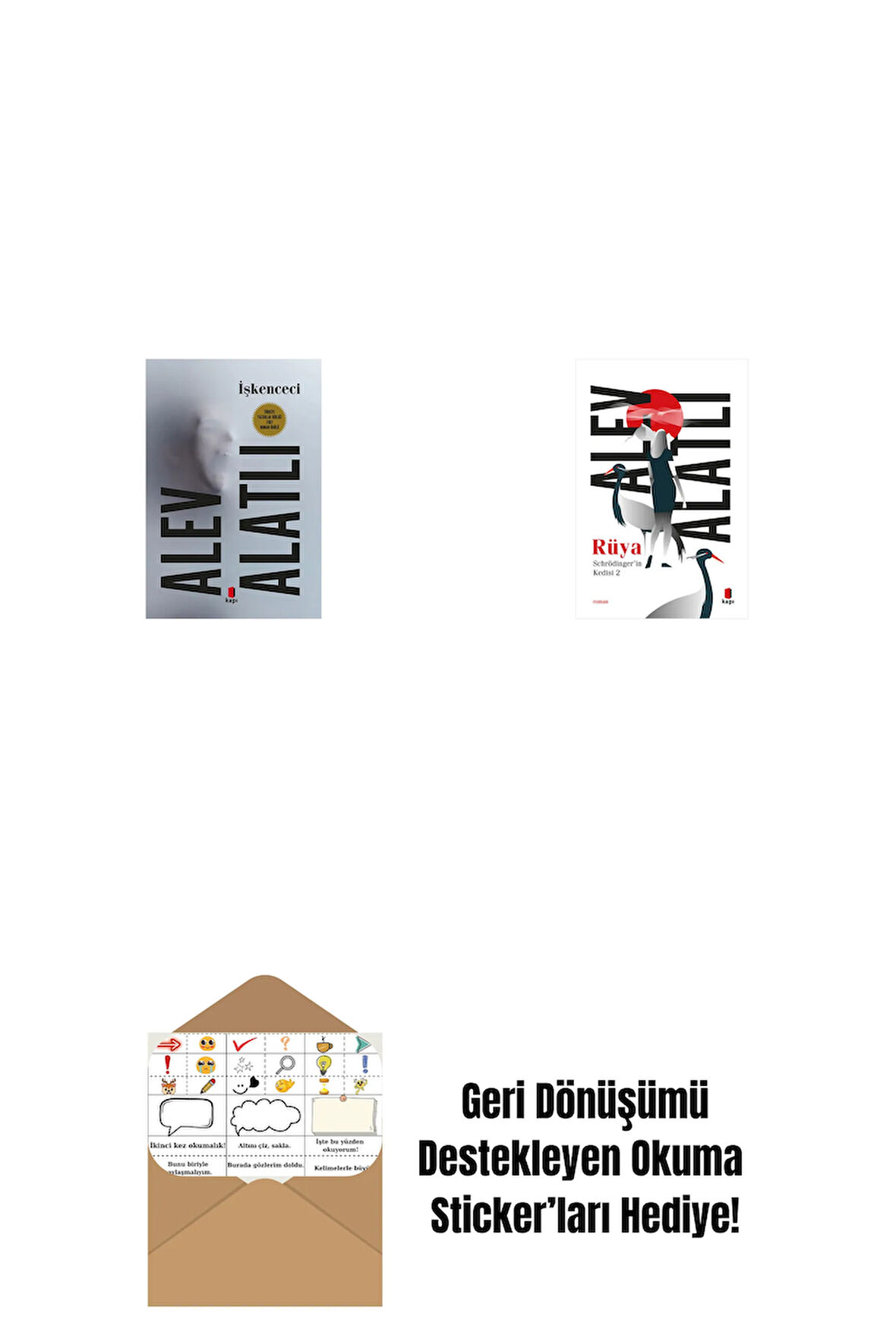 İşkenceci + Schrödinger’in Kedisi 2 - Rüya + Okuma Sticker'ları