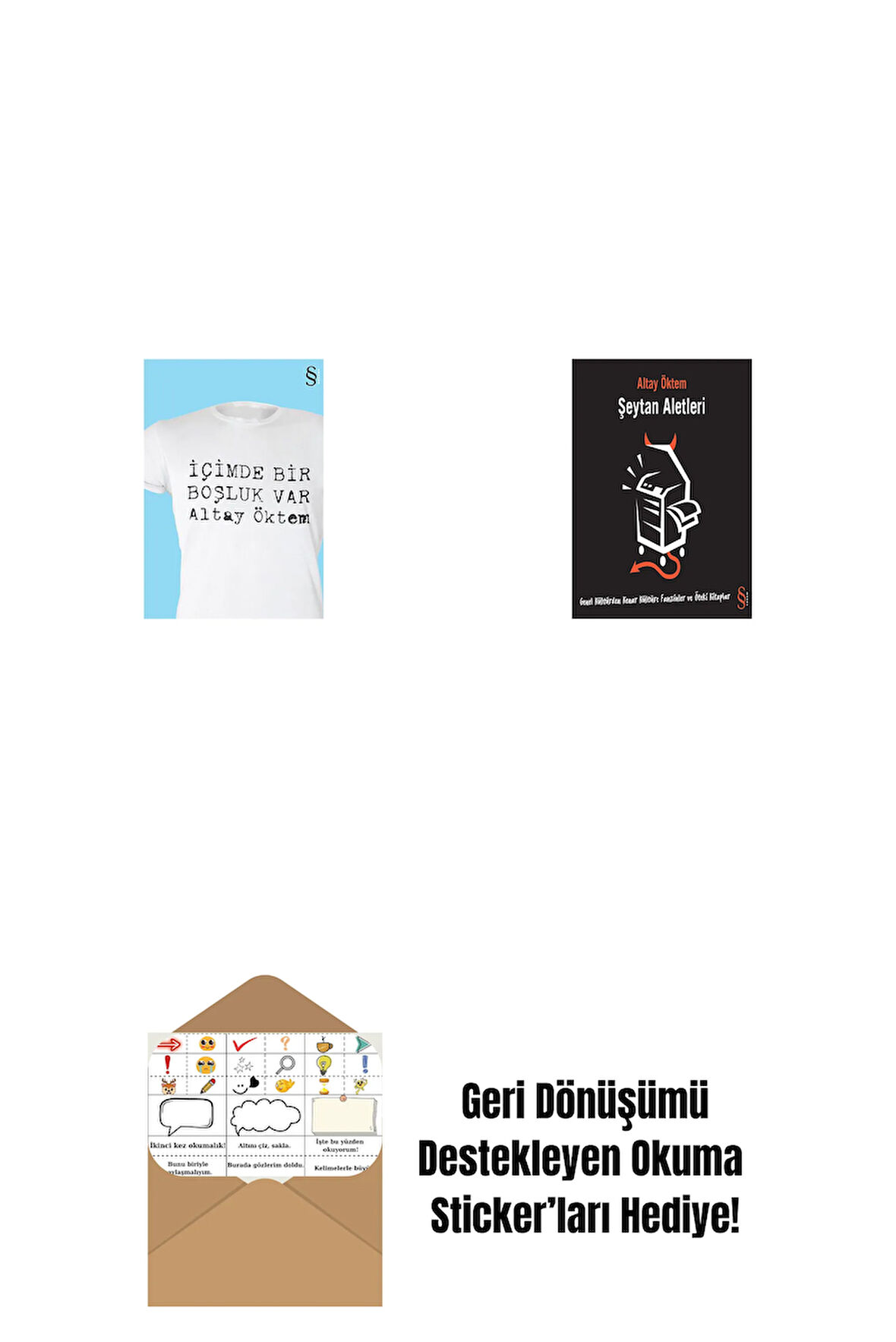 İçimde Bir Boşluk Var + Şeytan Aletleri + Okuma Sticker'ları