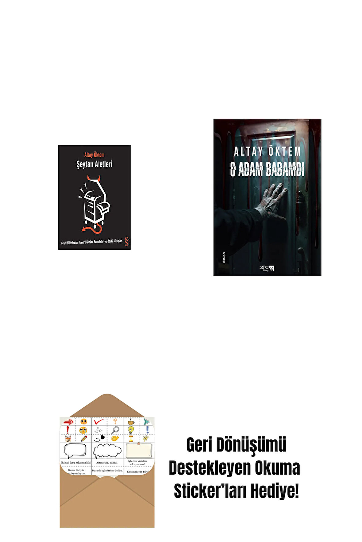 Şeytan Aletleri + O Adam Babamdı + Okuma Sticker'ları