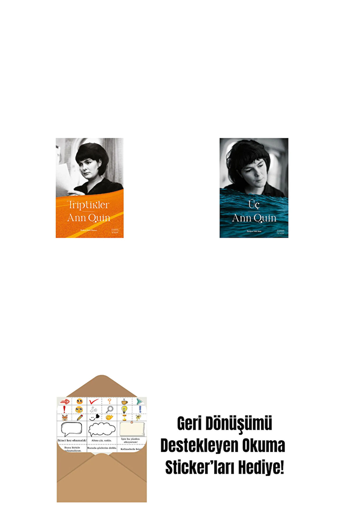 Triptikler + Üç + Okuma Sticker'ları