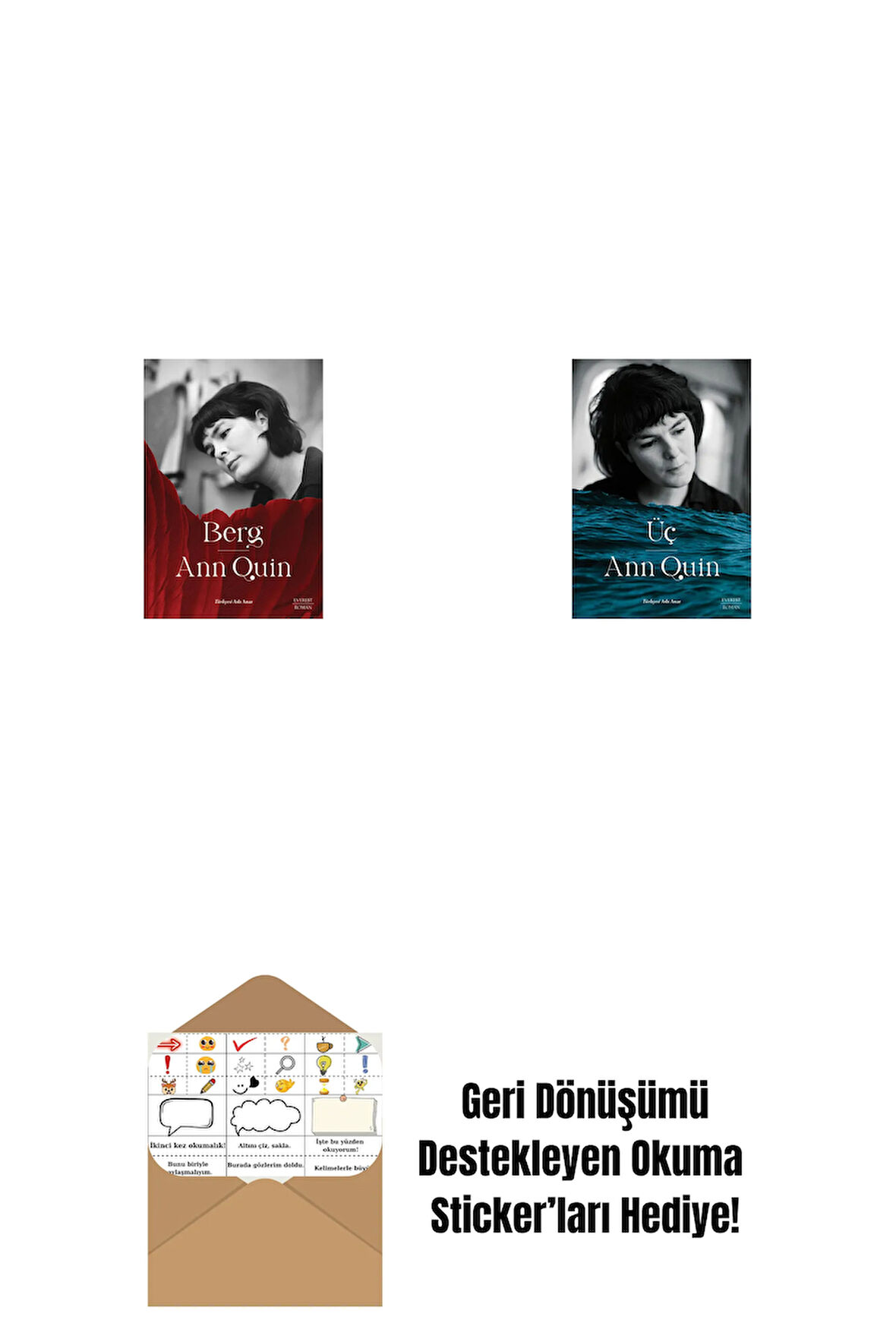 Berg + Üç + Okuma Sticker'ları