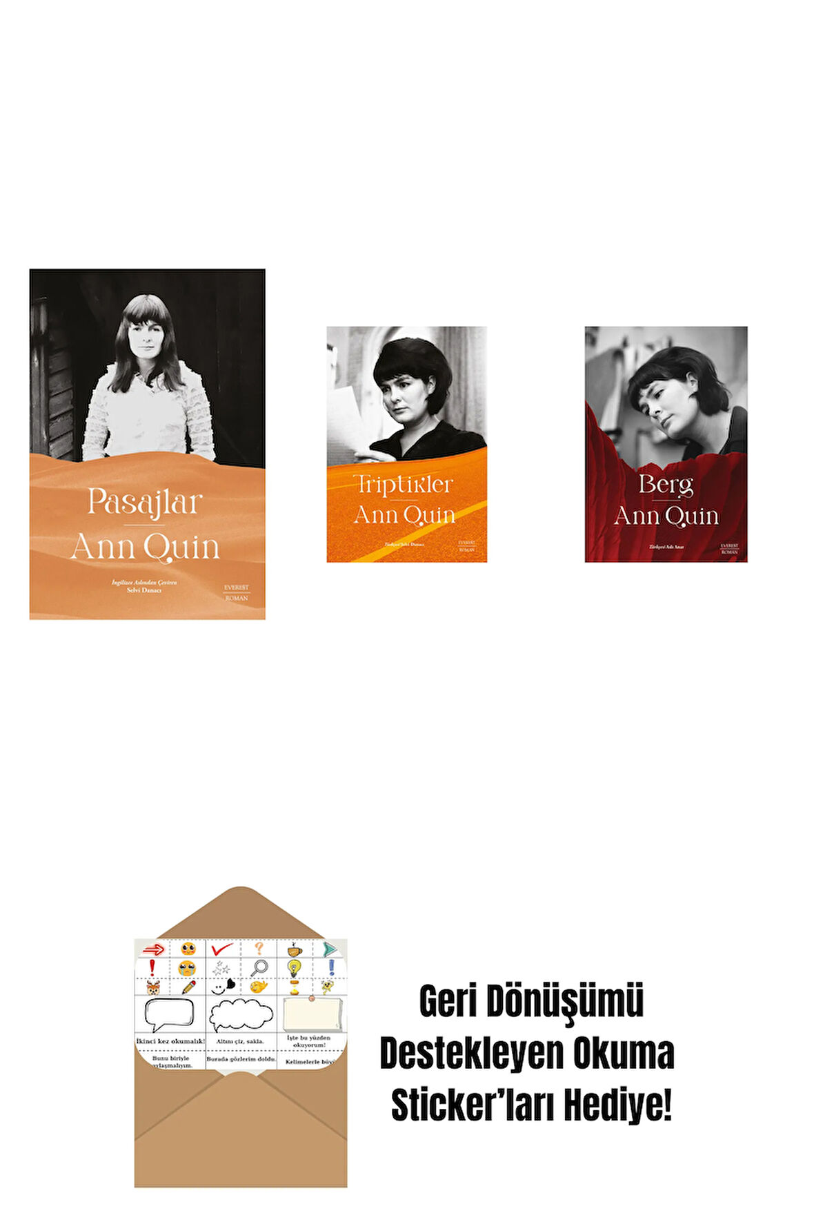 Pasajlar + Triptikler + Berg + Okuma Sticker'ları