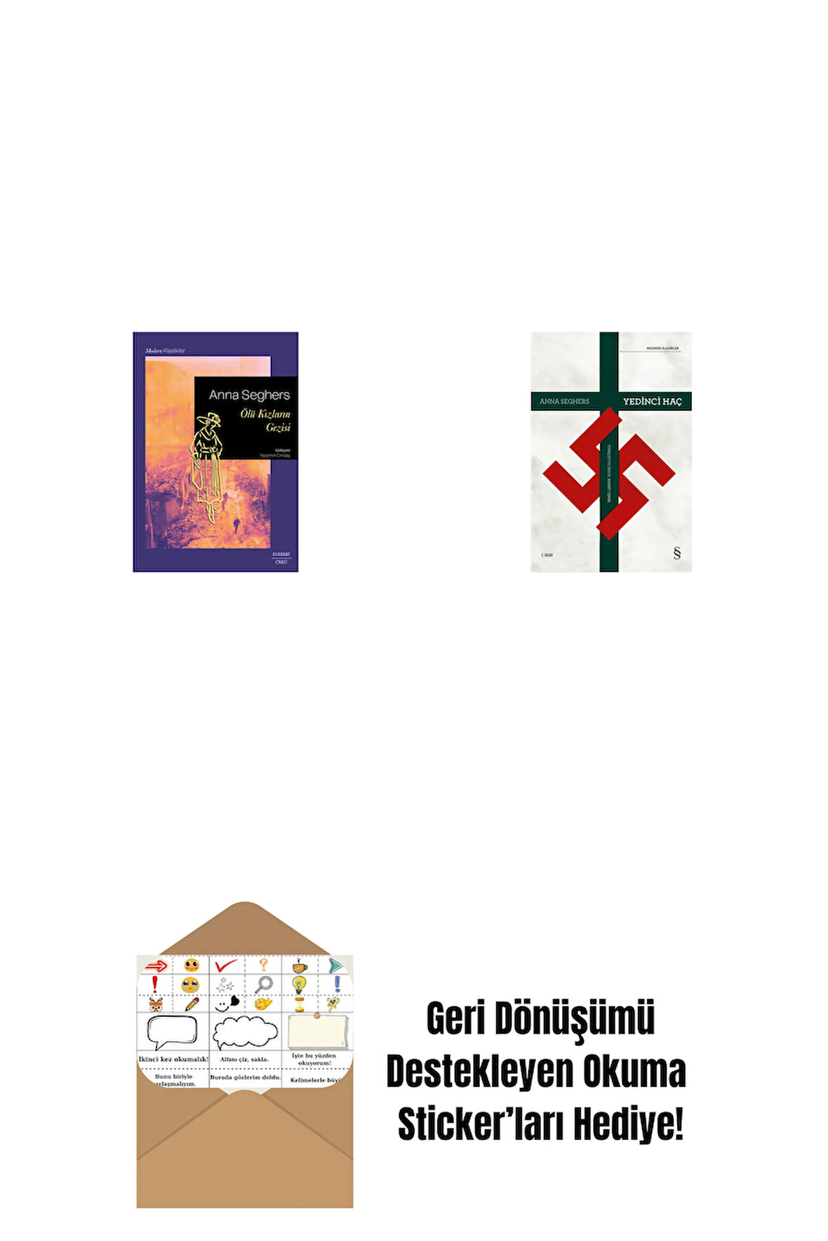 Ölü Kızların Gezisi + Yedinci Haç + Okuma Sticker'ları