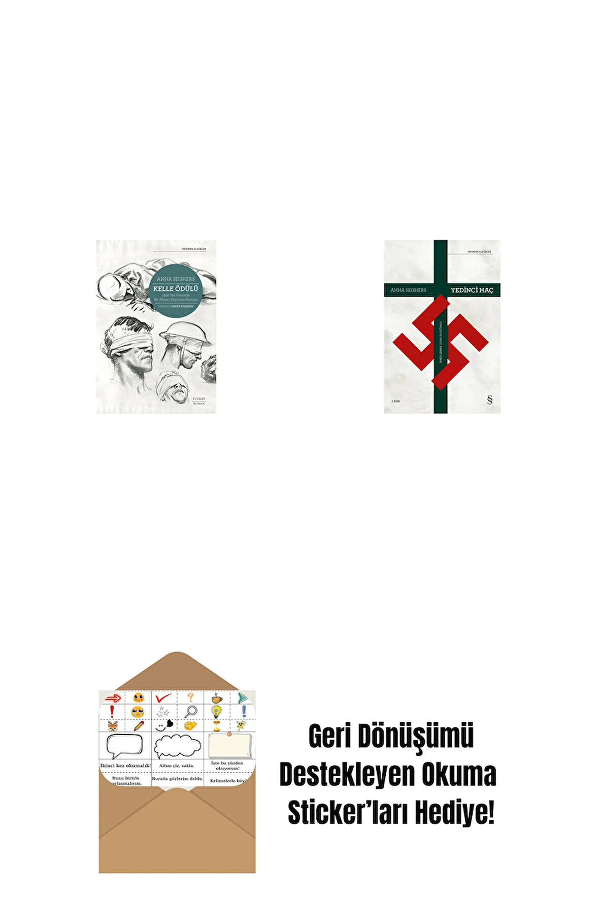 Kelle Ödülü + Yedinci Haç + Okuma Sticker'ları