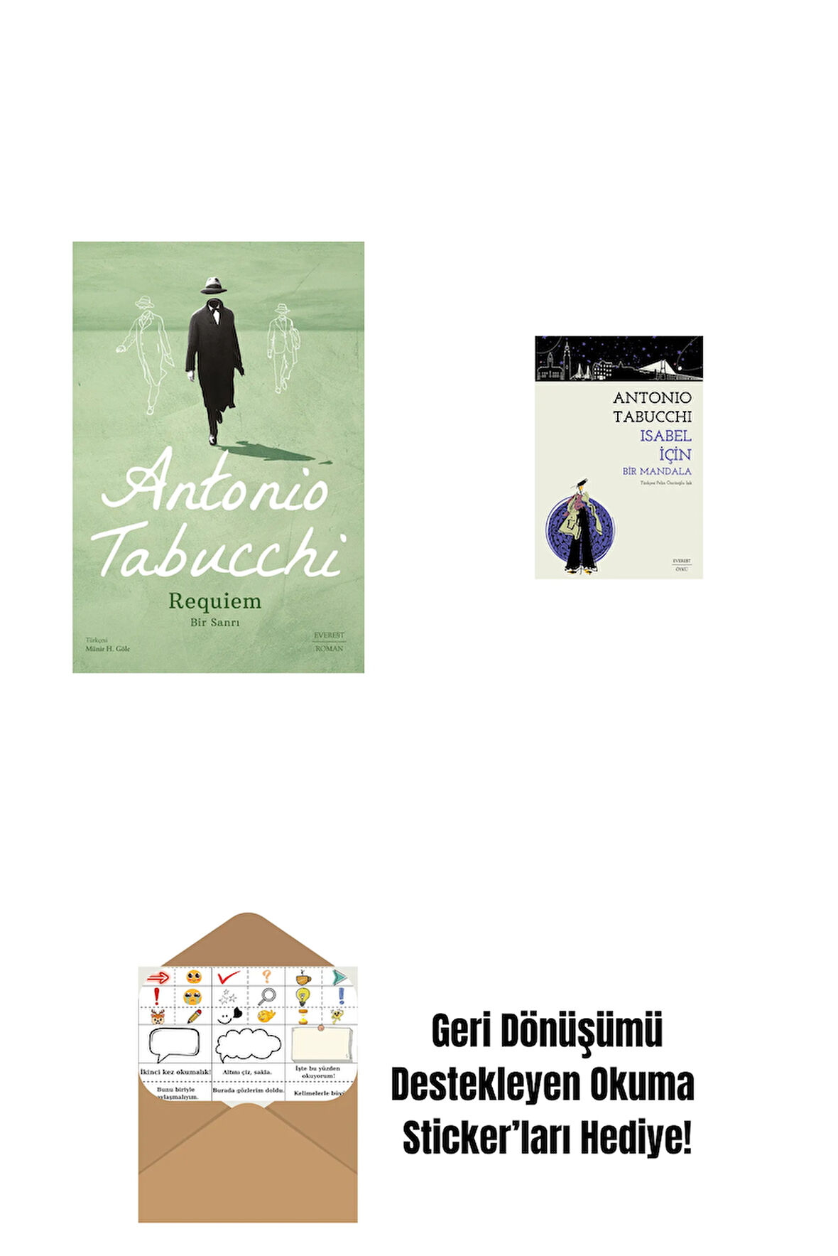 Requiem + Isabel İçin Bir Mandala + Okuma Sticker'ları