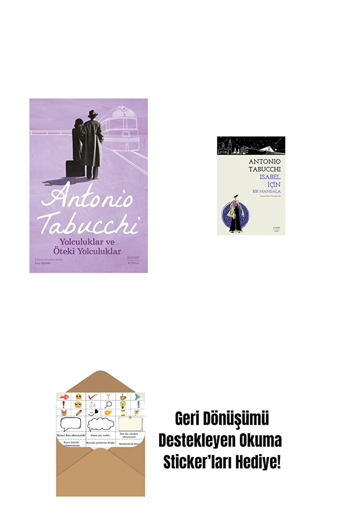 Yolculuklar ve Öteki Yolculuklar + Isabel İçin Bir Mandala + Okuma Sticker'ları