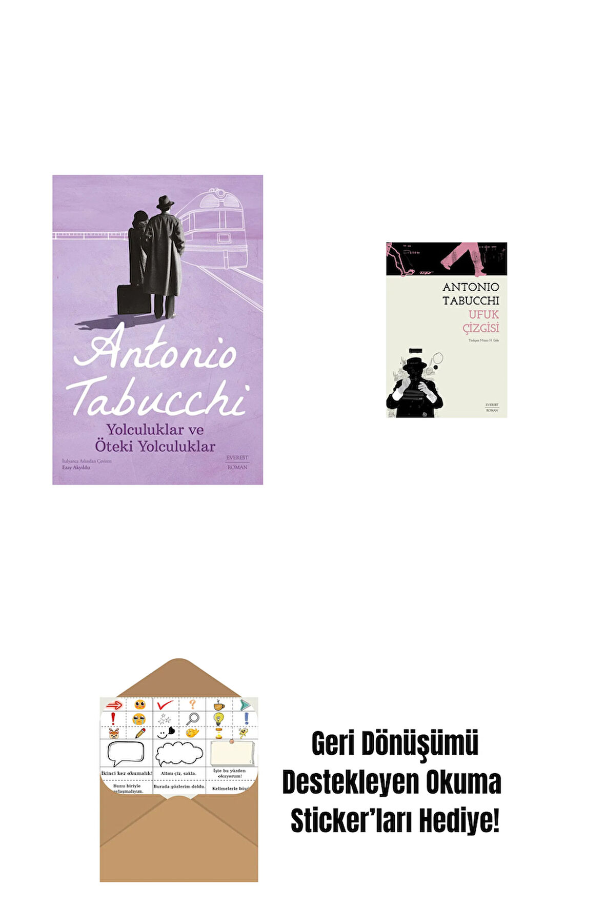 Yolculuklar ve Öteki Yolculuklar + Ufuk Çizgisi + Okuma Sticker'ları