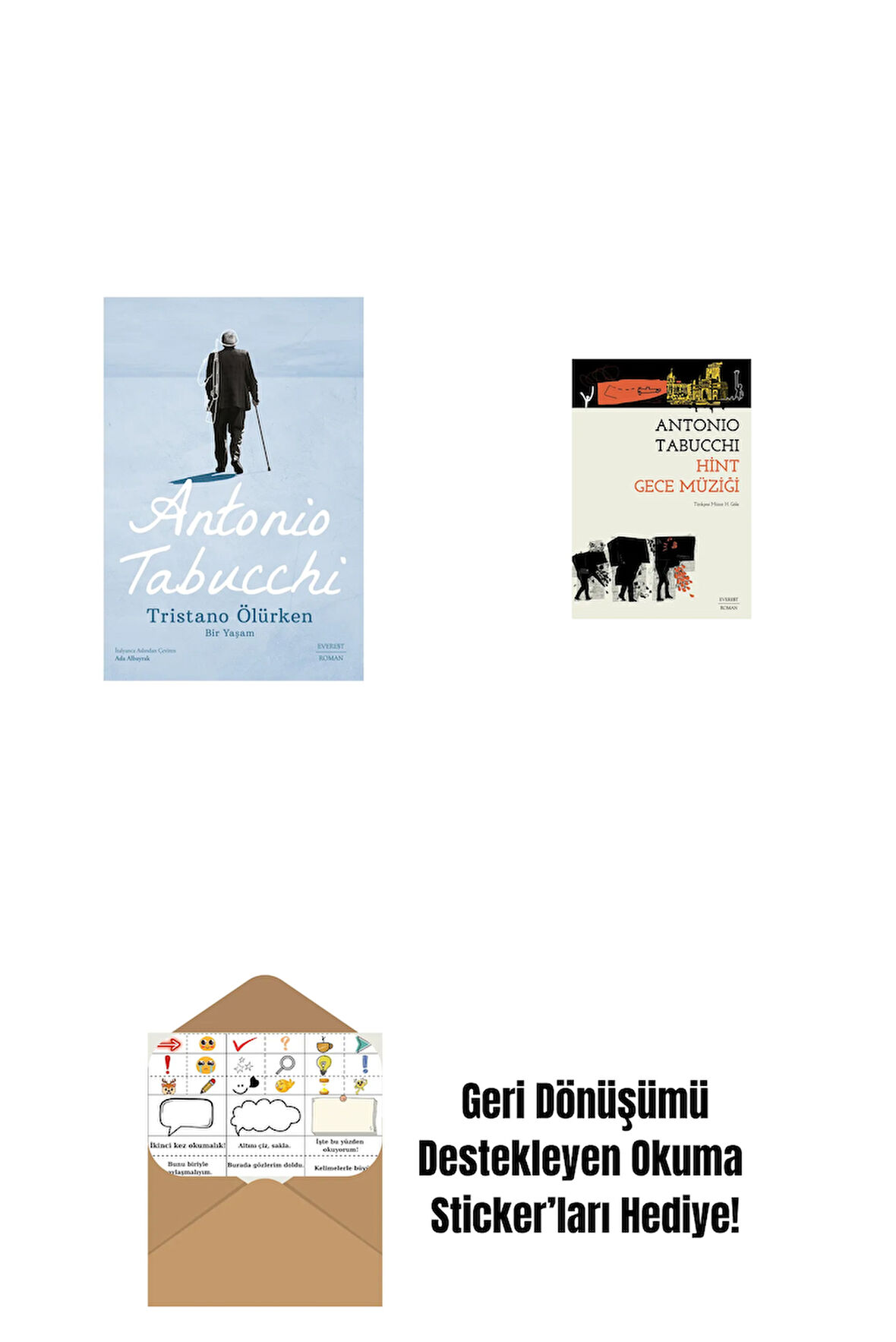 Tristano Ölürken + Hint Gece Müziği + Okuma Sticker'ları