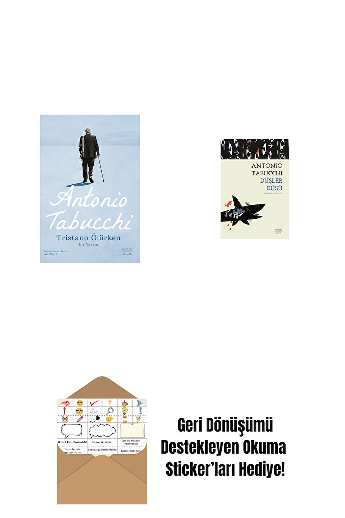 Tristano Ölürken + Düşler Düşü + Okuma Sticker'ları