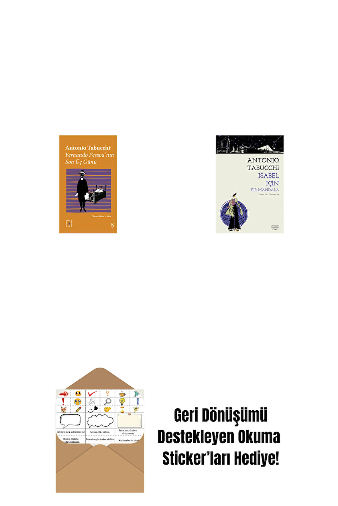 Everest Açıkhava 34 - Fernando Pessoa’nın Son Üç Günü + Isabel İçin Bir Mandala + Okuma Sticker'ları