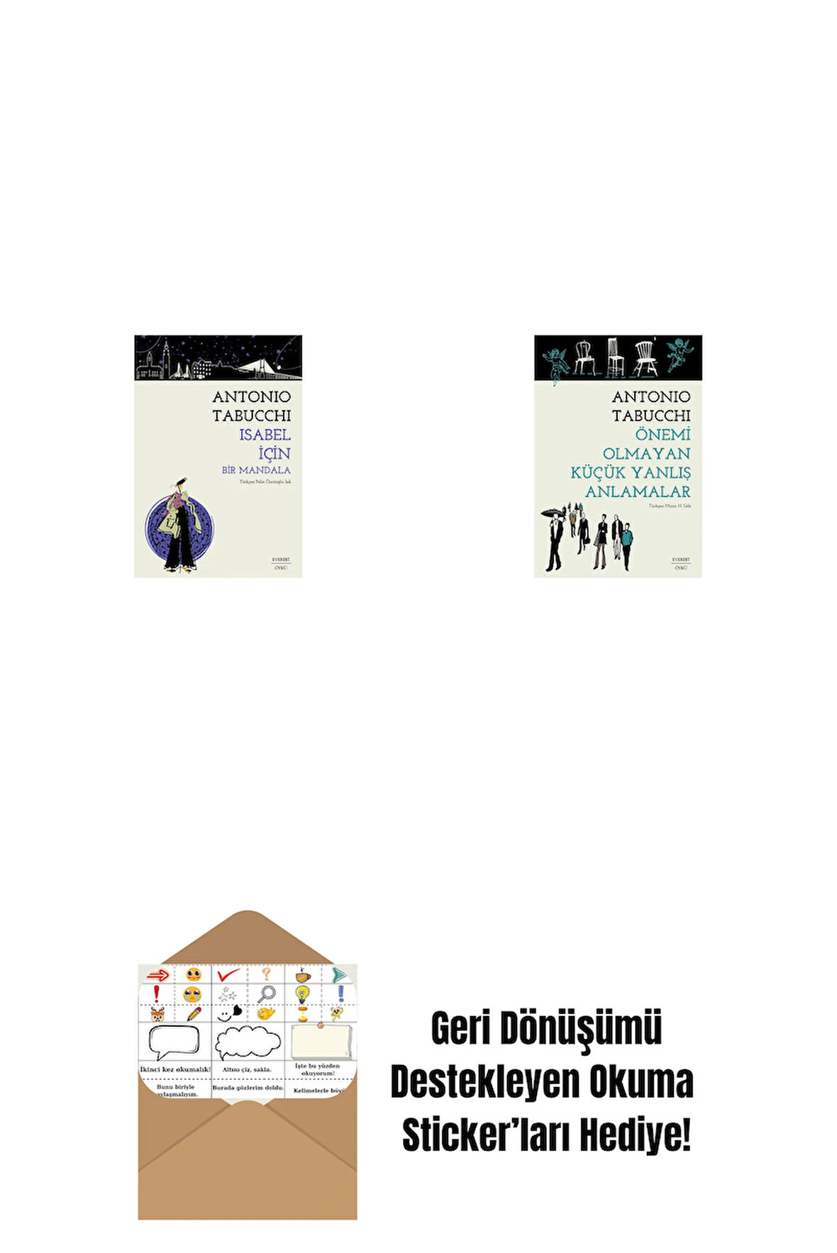 Isabel İçin Bir Mandala + Önemi Olmayan Küçük Yanlış Anlamalar + Okuma Sticker'ları