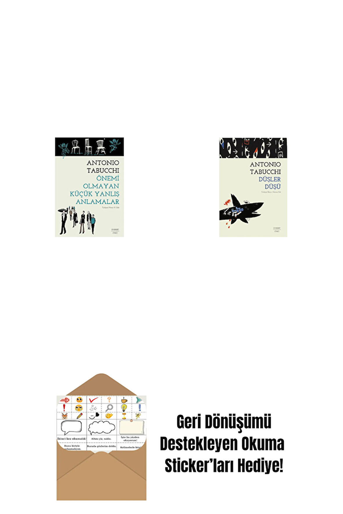 Önemi Olmayan Küçük Yanlış Anlamalar + Düşler Düşü + Okuma Sticker'ları