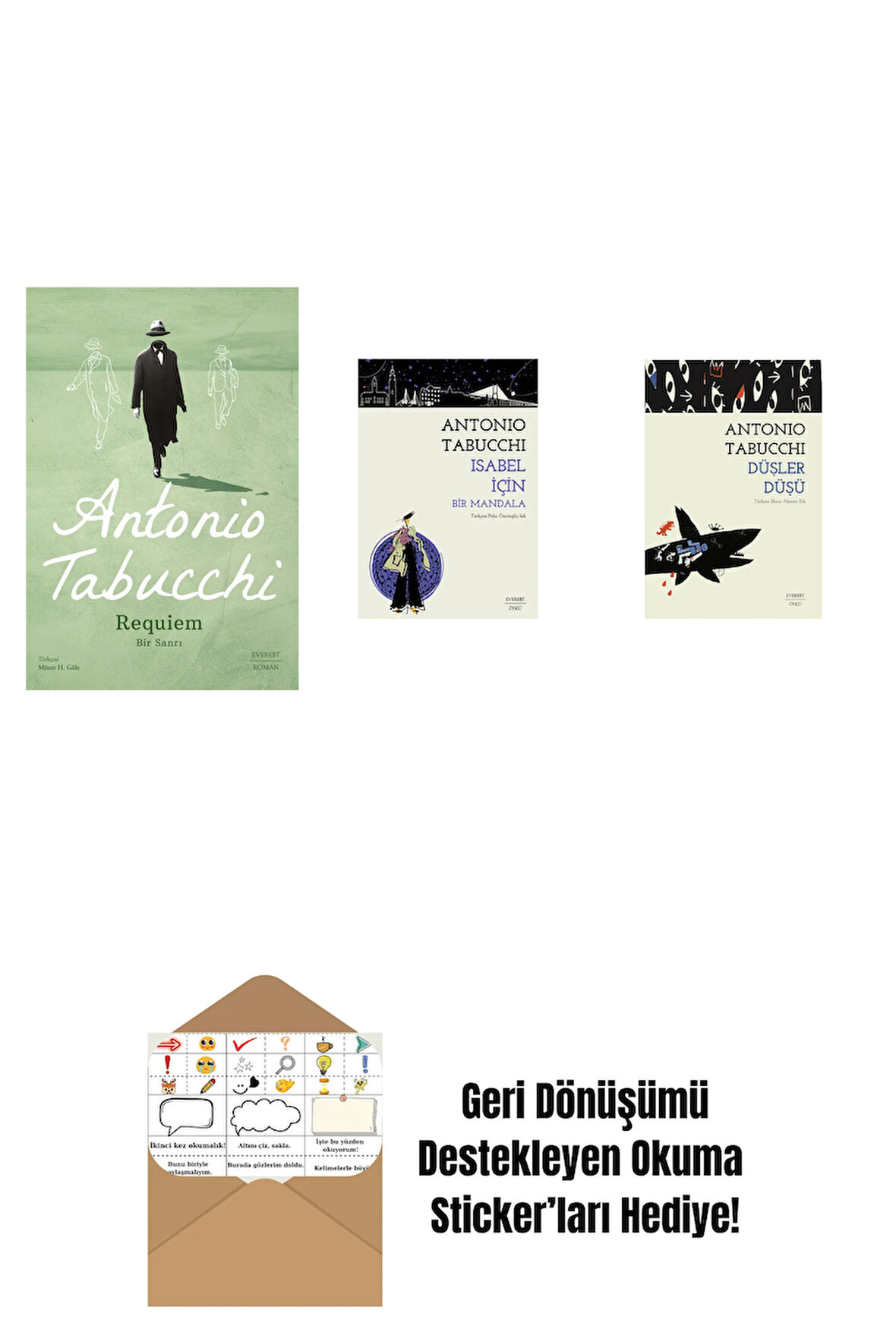 Requiem + Isabel İçin Bir Mandala + Düşler Düşü + Okuma Sticker'ları