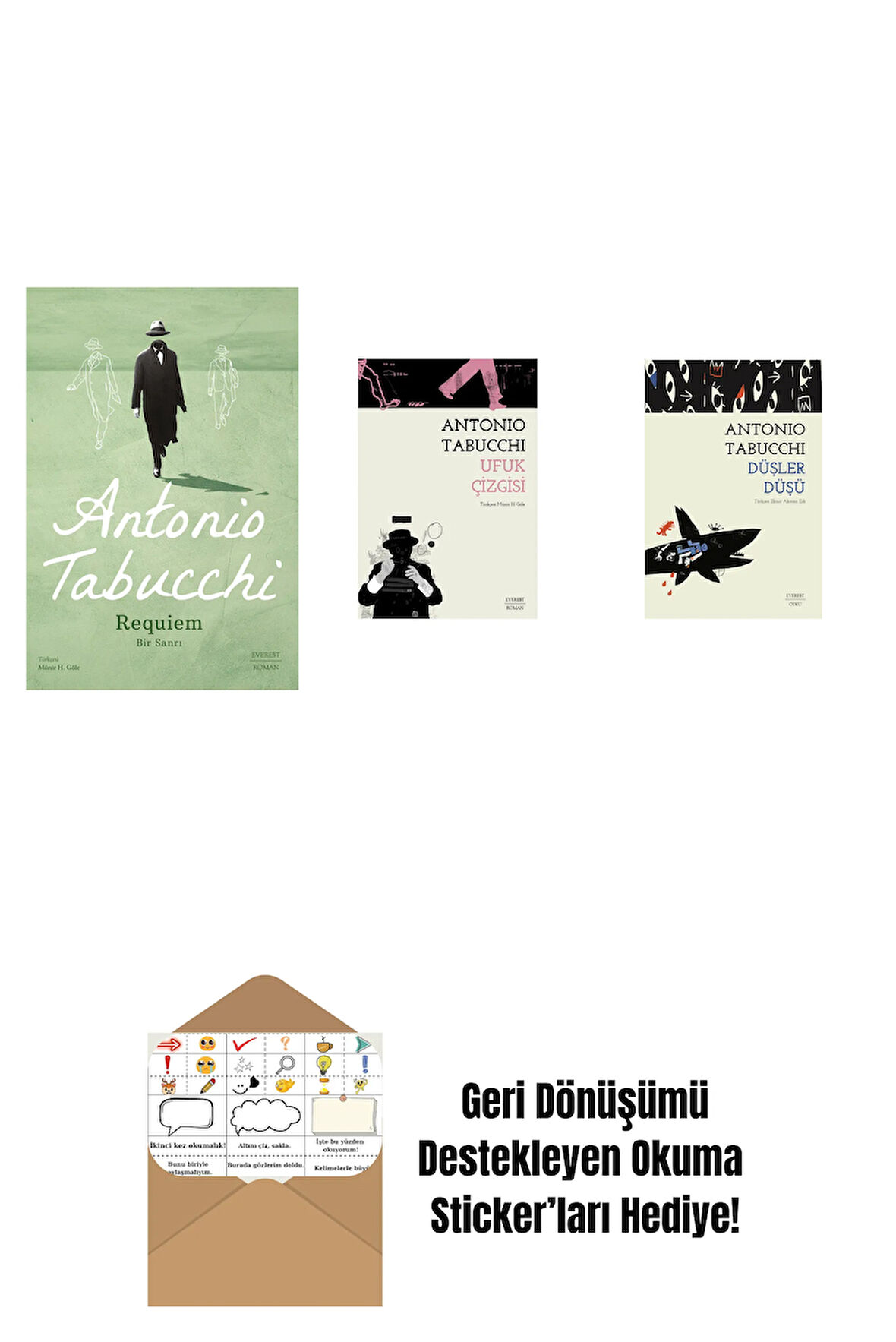 Requiem + Ufuk Çizgisi + Düşler Düşü + Okuma Sticker'ları