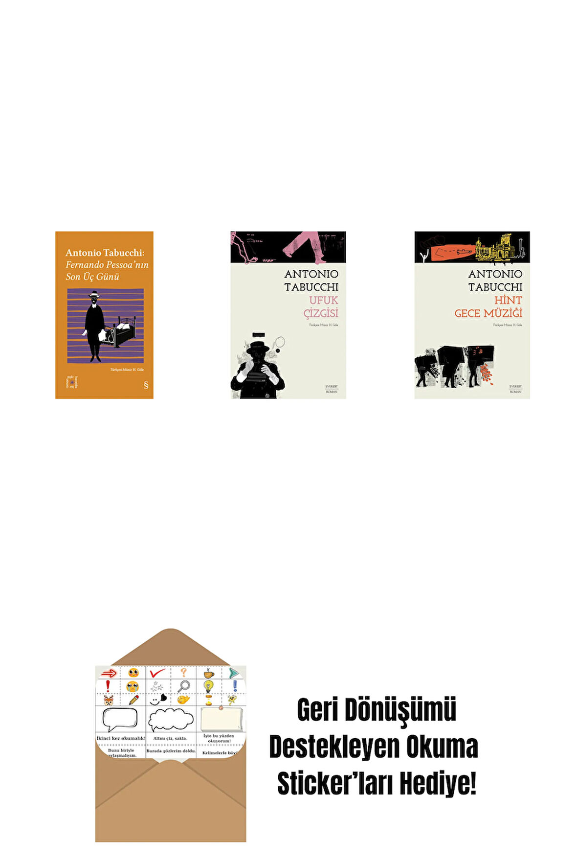 Everest Açıkhava 34 - Fernando Pessoa’nın Son Üç Günü + Ufuk Çizgisi + Hint Gece Müziği + Okuma Sticker'ları