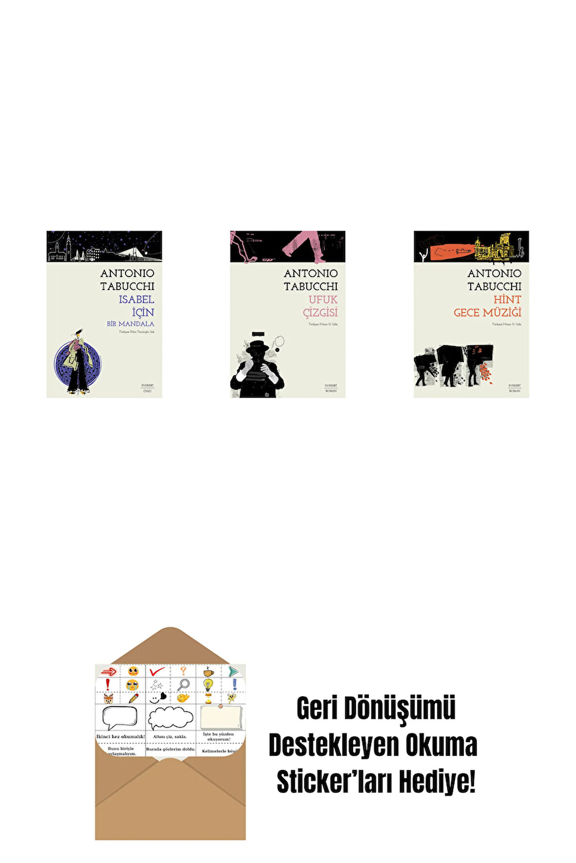 Isabel İçin Bir Mandala + Ufuk Çizgisi + Hint Gece Müziği + Okuma Sticker'ları