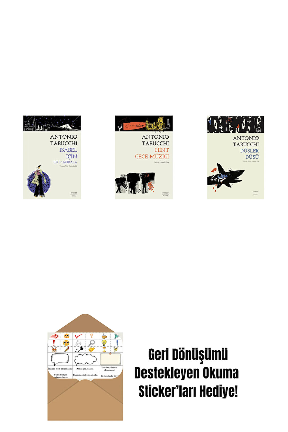 Isabel İçin Bir Mandala + Hint Gece Müziği + Düşler Düşü + Okuma Sticker'ları