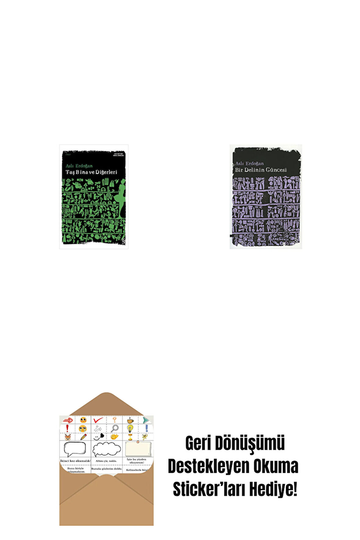 Taş Bina ve Diğerleri + Bir Delinin Güncesi + Okuma Sticker'ları