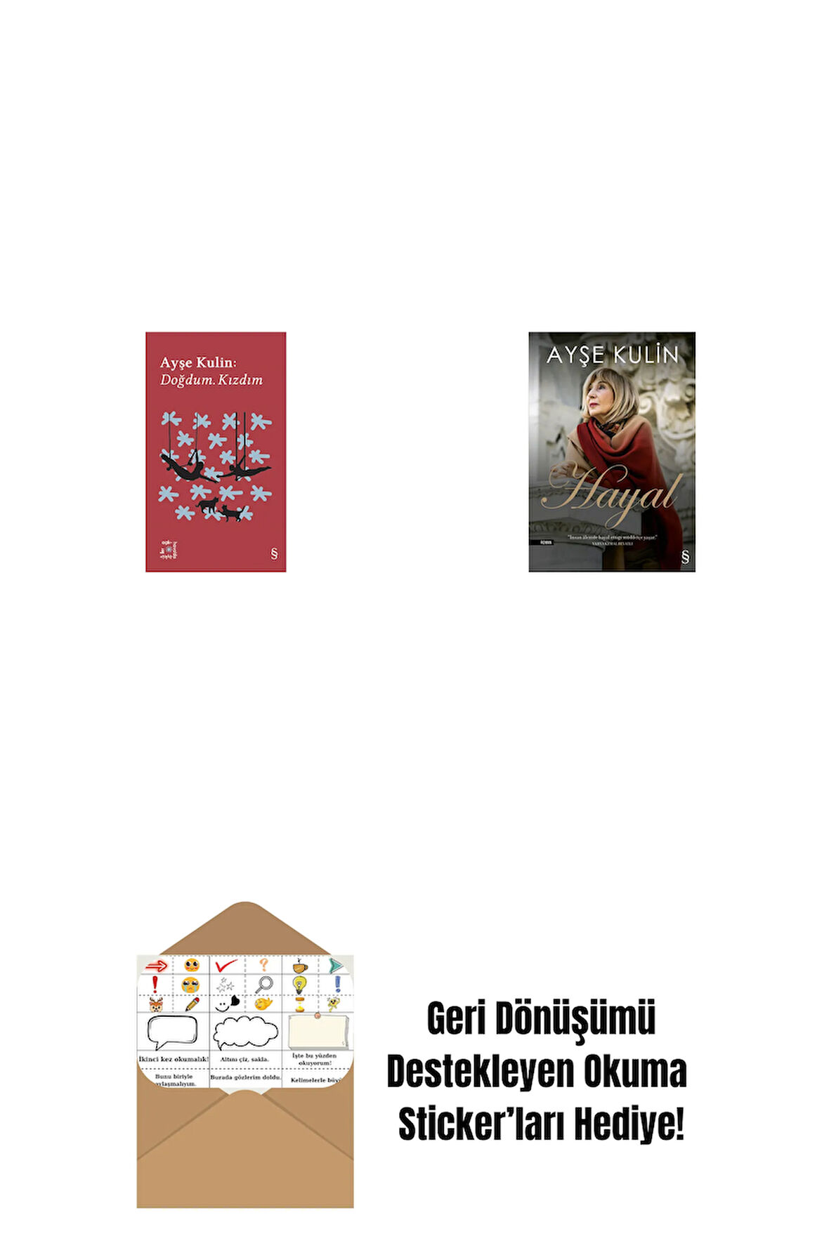 Everest Açıkhava 19 - Doğdum. Kızdım + Hayal + Okuma Sticker'ları