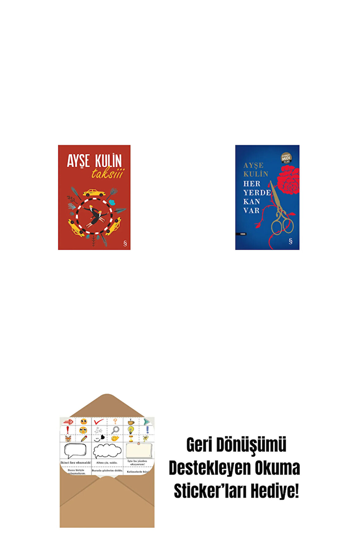 Taksiii + Her Yerde Kan Var (Midi Boy) + Okuma Sticker'ları