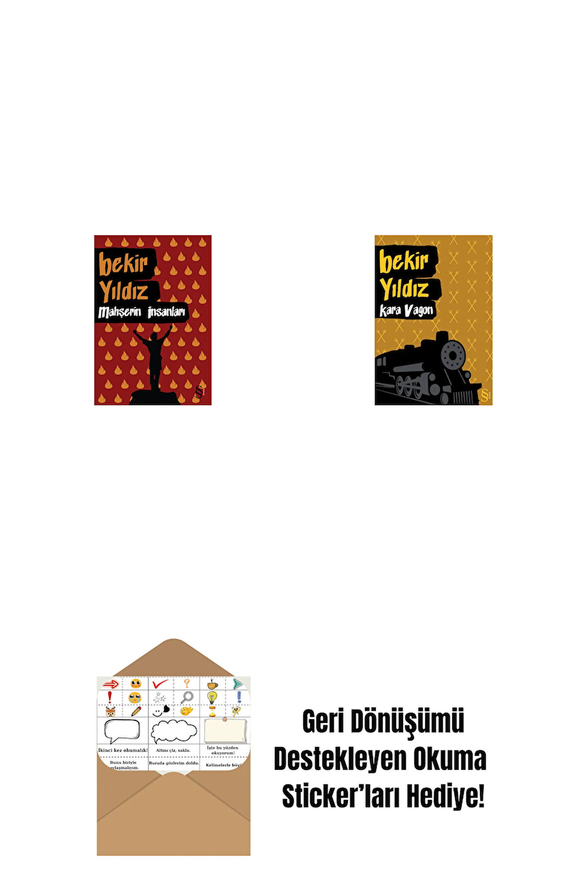 Mahşerin İnsanları + Kara Vagon + Okuma Sticker'ları
