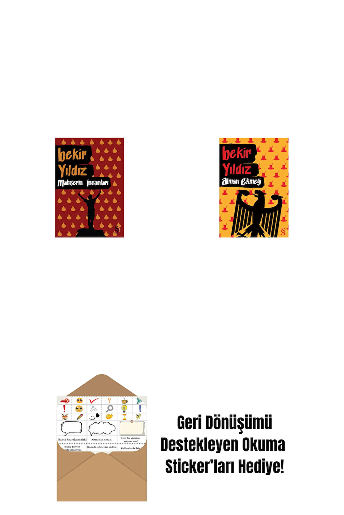 Mahşerin İnsanları + Alman Ekmeği + Okuma Sticker'ları