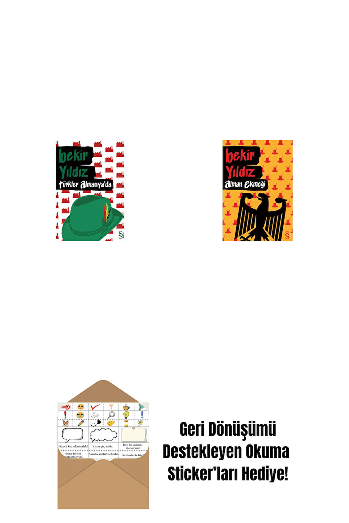 Türkler Almanya'da + Alman Ekmeği + Okuma Sticker'ları