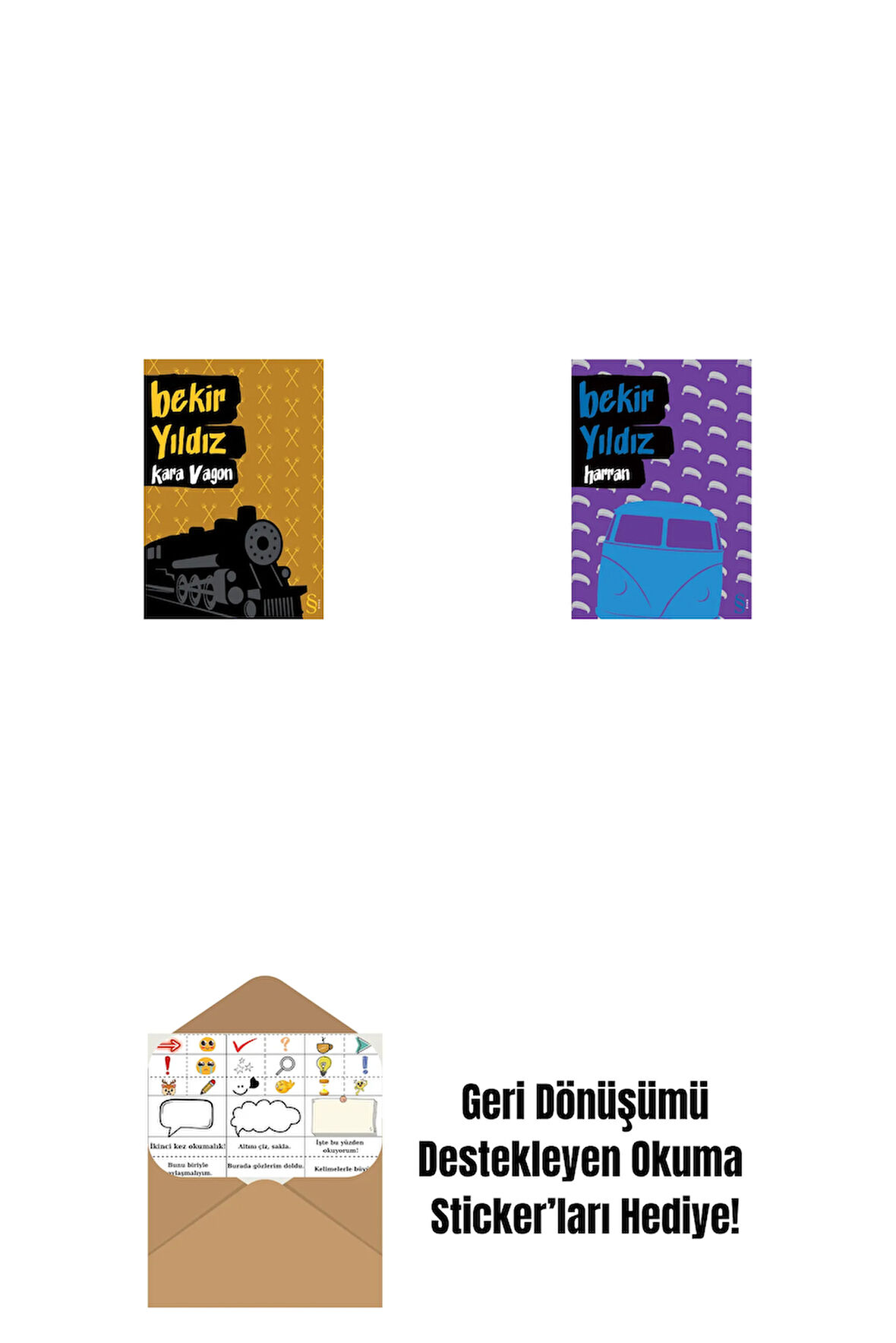 Kara Vagon + Harran + Okuma Sticker'ları