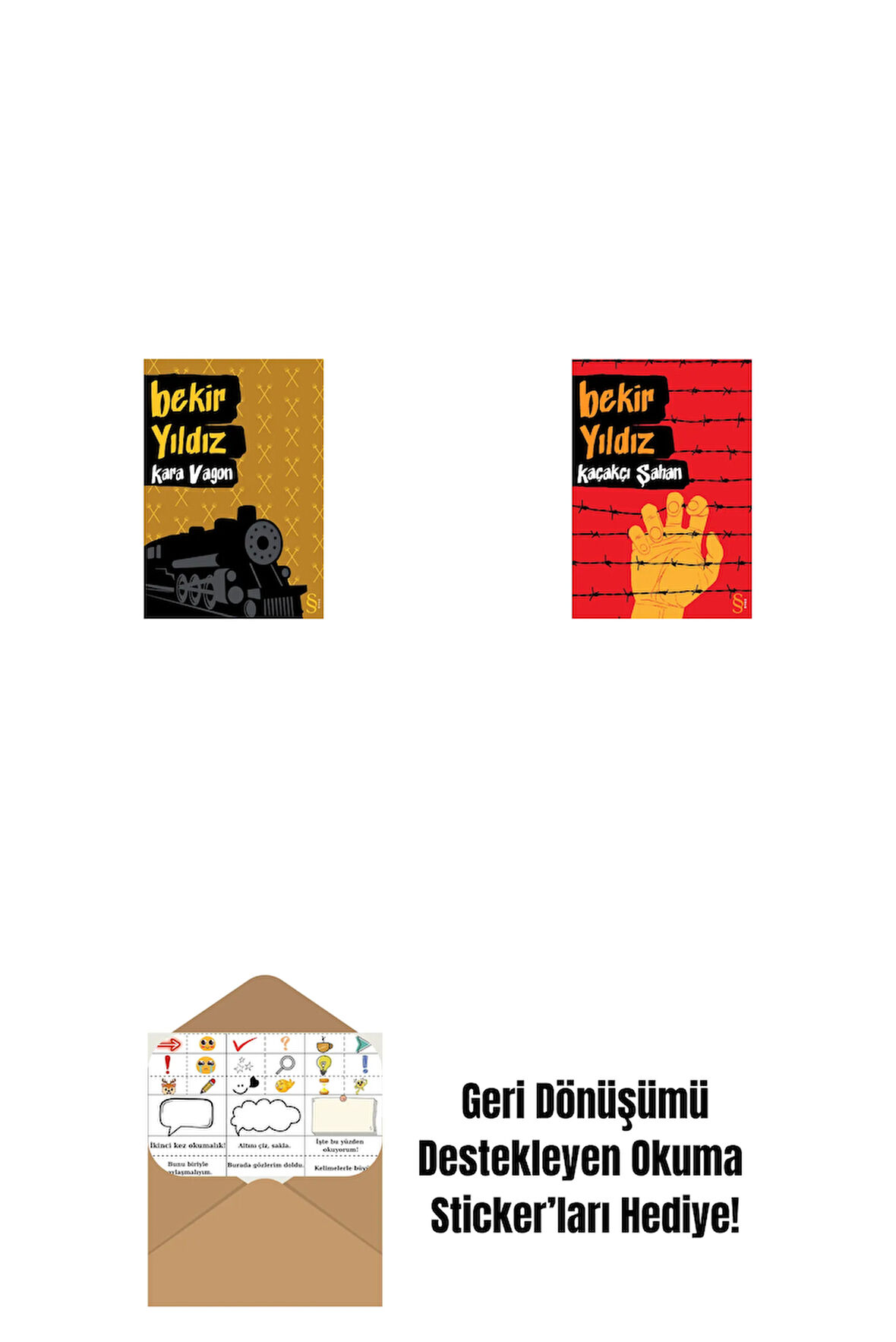 Kara Vagon + Kaçakçı Şahan + Okuma Sticker'ları