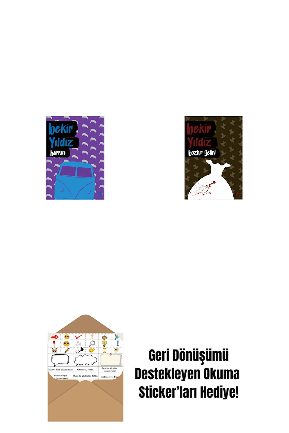 Harran + Bozkır Gelini + Okuma Sticker'ları