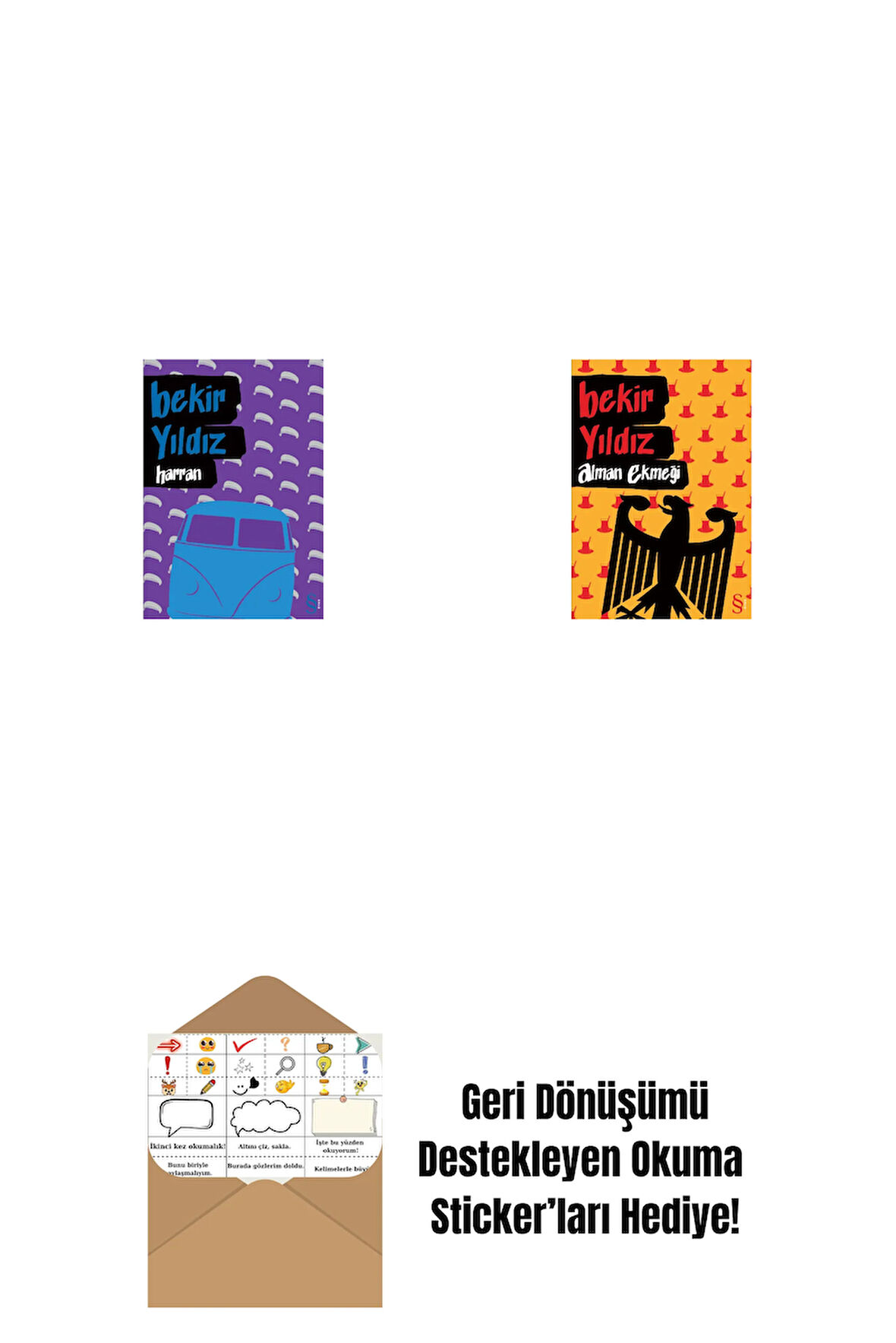 Harran + Alman Ekmeği + Okuma Sticker'ları