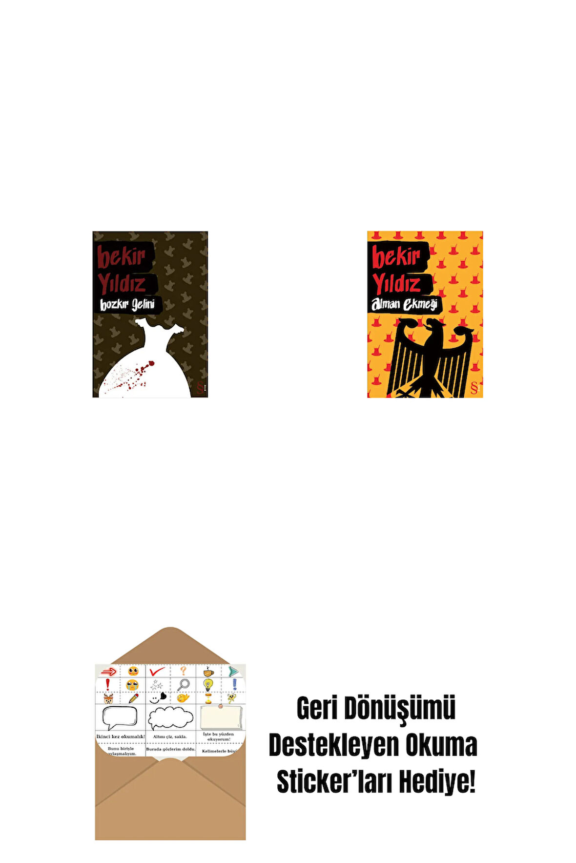 Bozkır Gelini + Alman Ekmeği + Okuma Sticker'ları